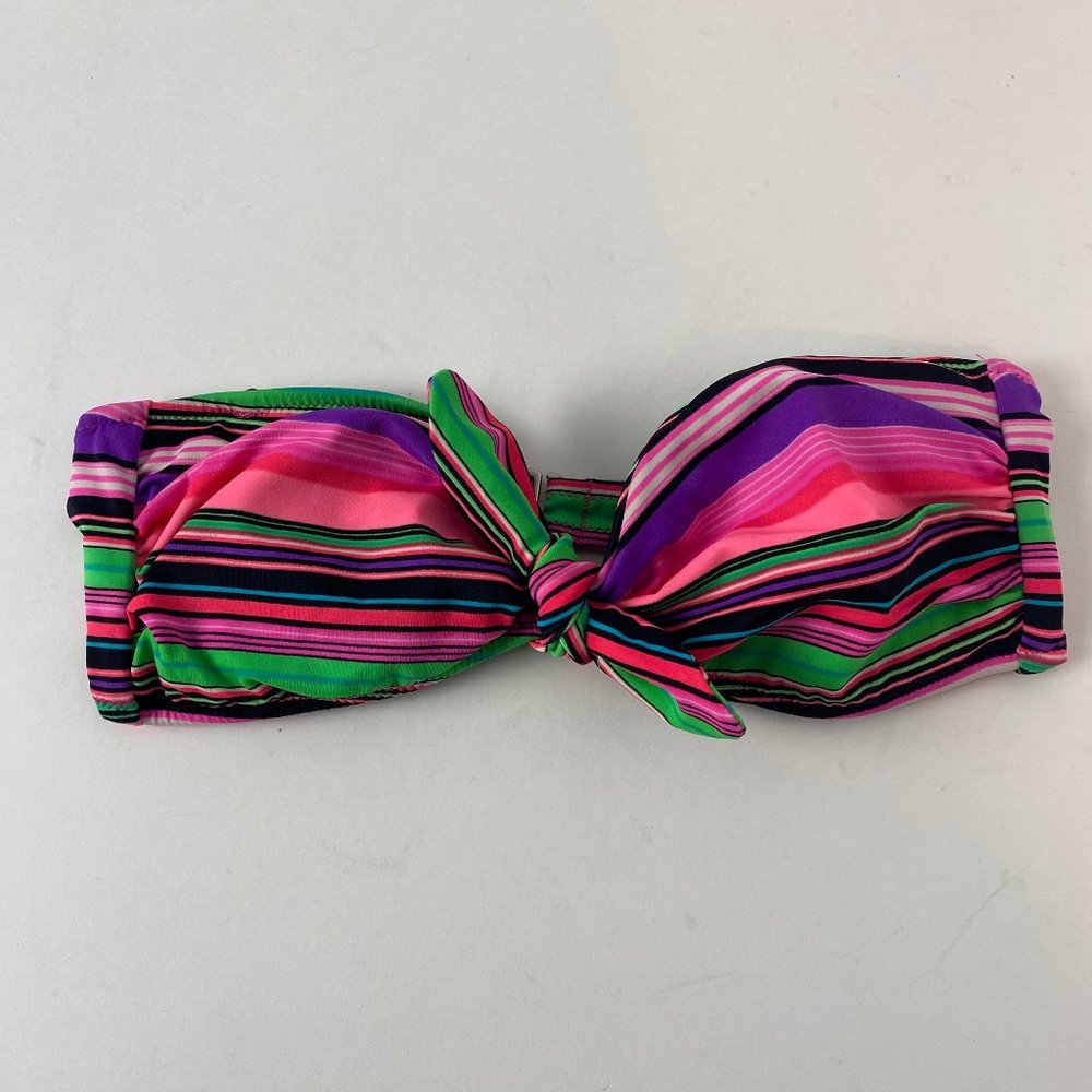 Victoria’s Secret Striped Bikini Swim Top Size XS